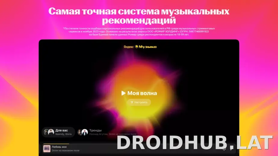 Яндекс Музыка скриншот 1